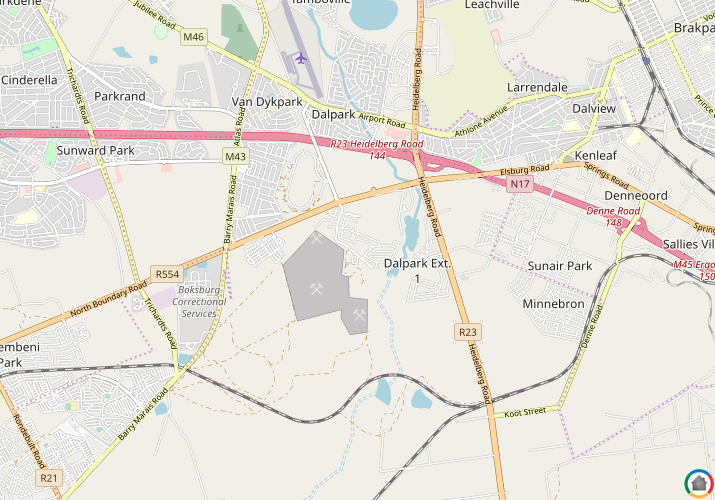 Map location of Helderwyk Estate